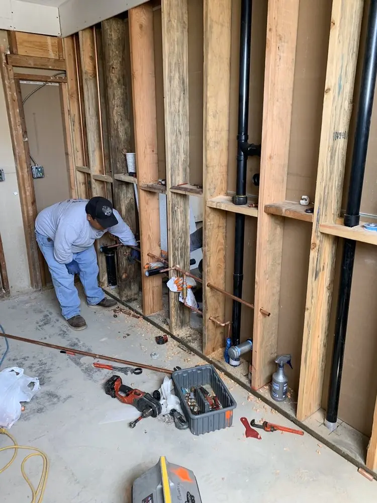 Commercial rough-in plumbing for Water Heater Replacement in Florida Gulf Coast University